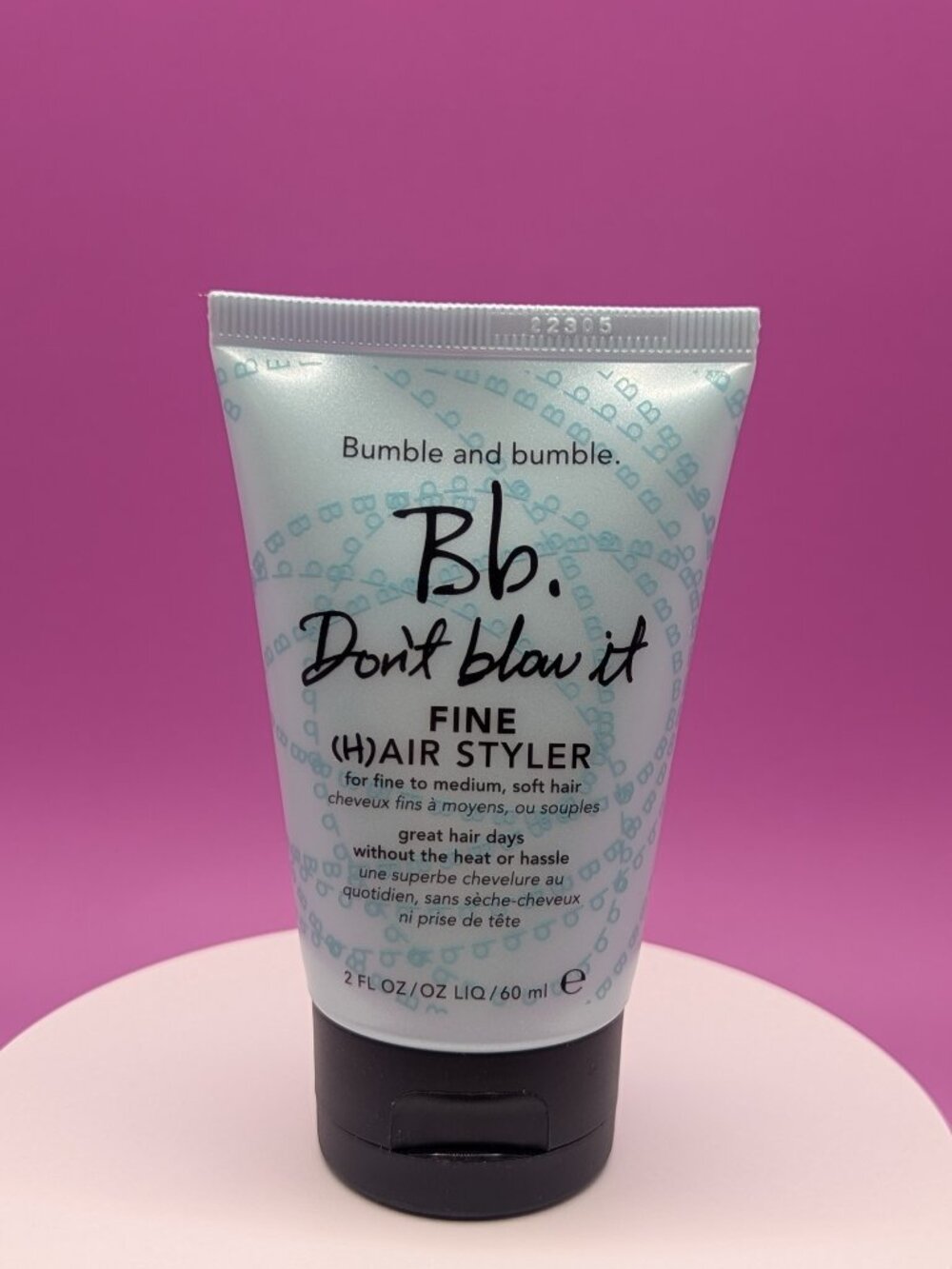 Bumble & Bumble Bb Don't Blow It Fine (H)air Styler TS 99% Full Used 1X VGC